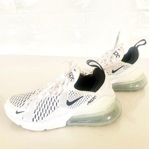 Women's Nike Air Max 270 Shoes White/Black, Size 5. EXCELLENT CONDITION.